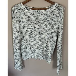 A New Day Women's Medium Long Sleeve Crewneck Knit Sweater Cream Brown